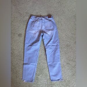 American Eagle straight leg jeans, ripped, size 2